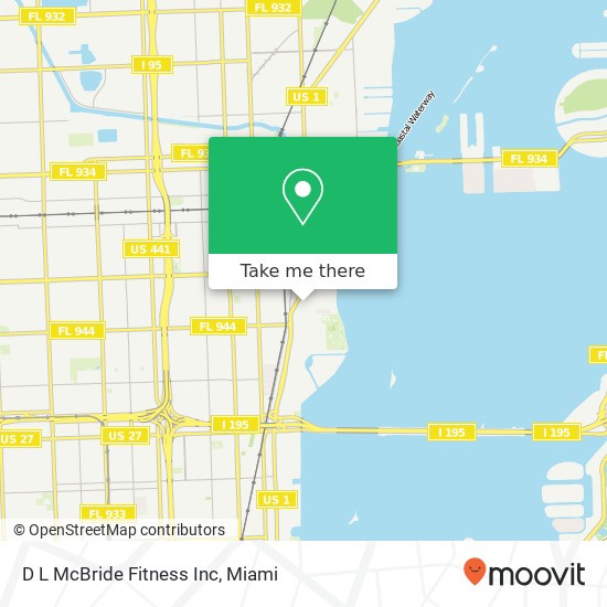 D L McBride Fitness Inc map