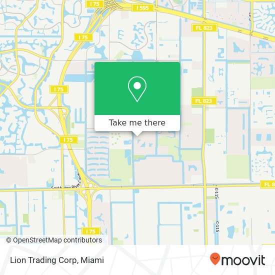 Lion Trading Corp map