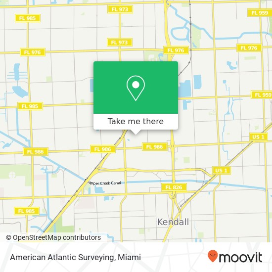 Mapa de American Atlantic Surveying