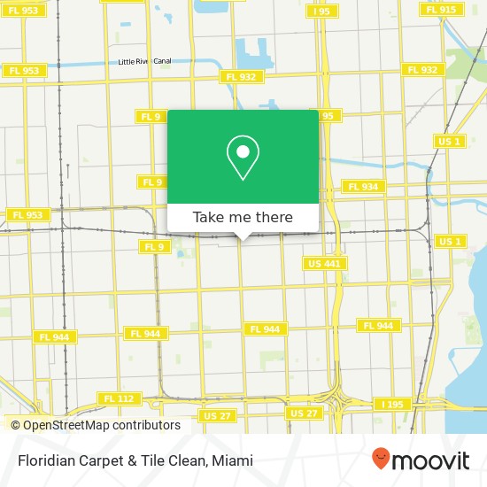 Floridian Carpet & Tile Clean map
