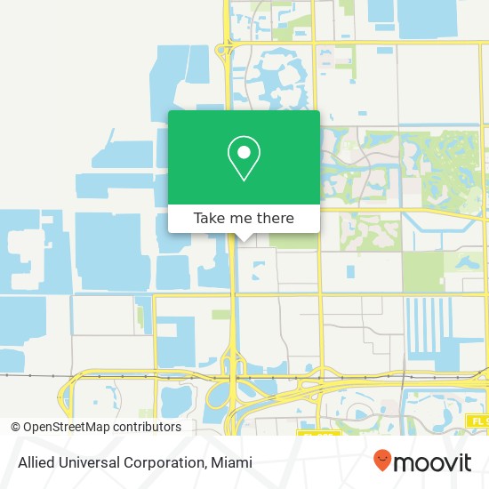 Allied Universal Corporation map