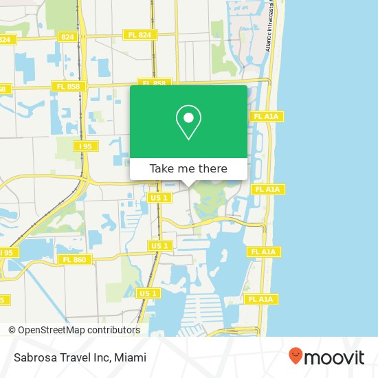 Sabrosa Travel Inc map