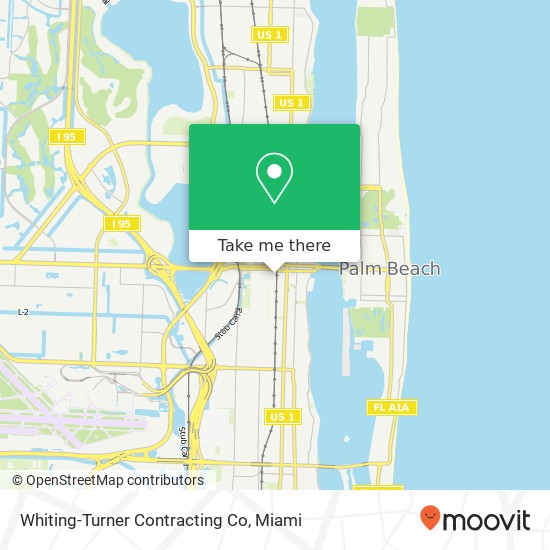 Mapa de Whiting-Turner Contracting Co