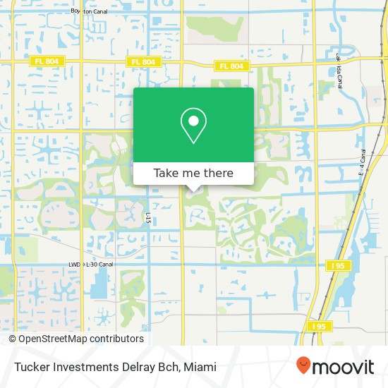 Mapa de Tucker Investments Delray Bch