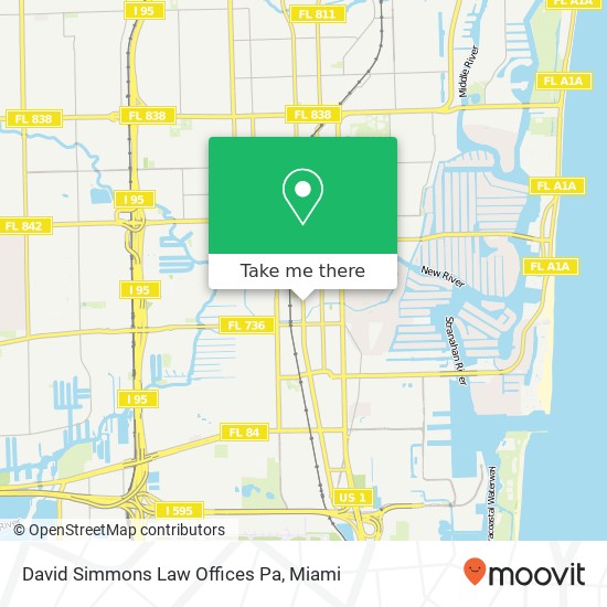 Mapa de David Simmons Law Offices Pa