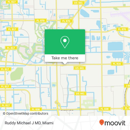 Ruddy Michael J MD map