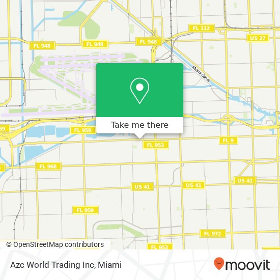 Mapa de Azc World Trading Inc