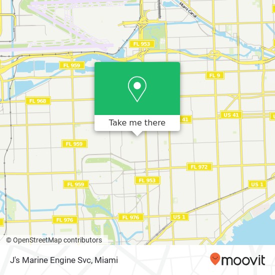 Mapa de J's Marine Engine Svc