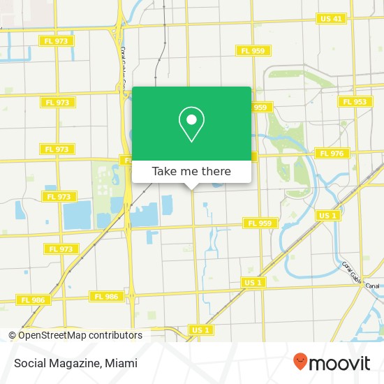 Social Magazine map