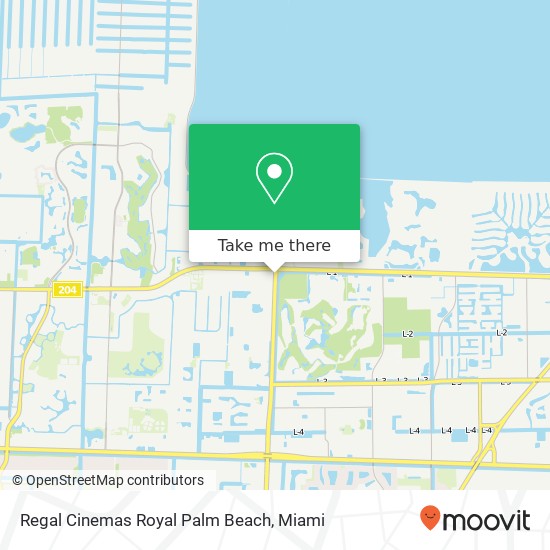 Mapa de Regal Cinemas Royal Palm Beach