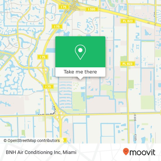 BNH Air Conditioning Inc map