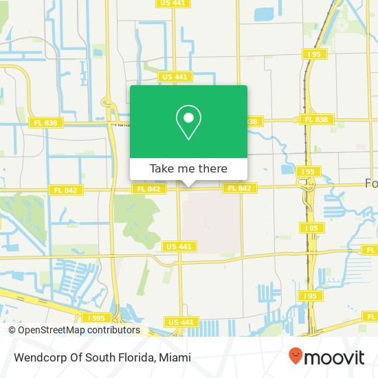 Mapa de Wendcorp Of South Florida