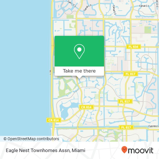 Mapa de Eagle Nest Townhomes Assn