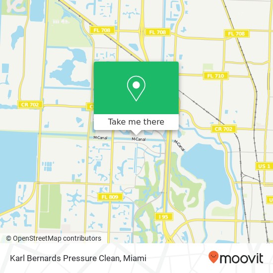 Mapa de Karl Bernards Pressure Clean