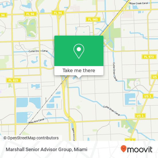 Mapa de Marshall Senior Advisor Group