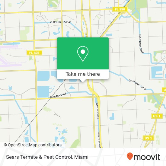 Mapa de Sears Termite & Pest Control