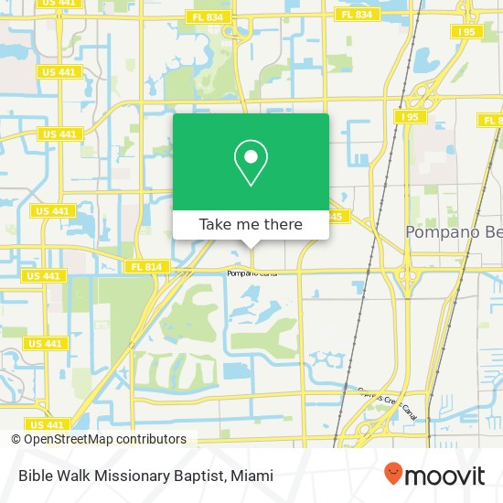 Mapa de Bible Walk Missionary Baptist