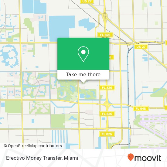 Mapa de Efectivo Money Transfer