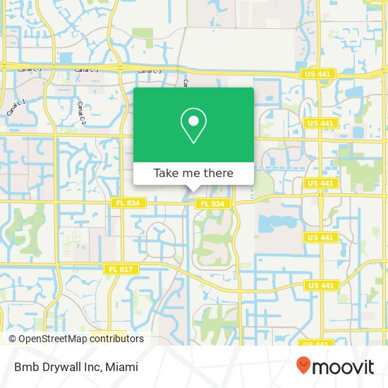 Bmb Drywall Inc map