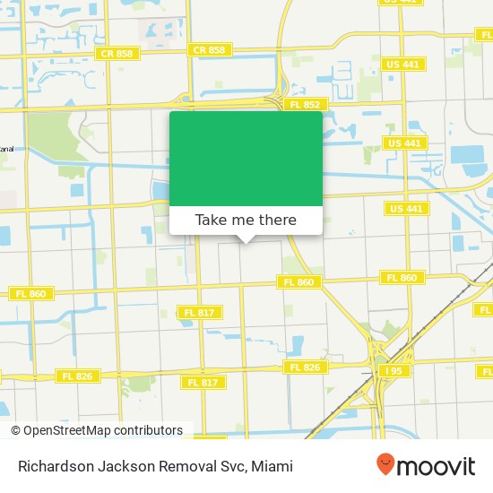 Richardson Jackson Removal Svc map