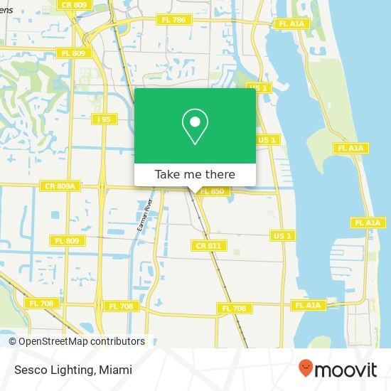 Sesco Lighting map