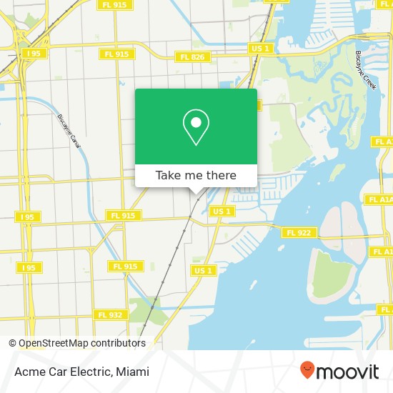 Acme Car Electric map