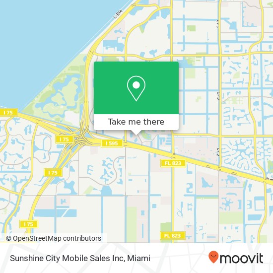 Sunshine City Mobile Sales Inc map