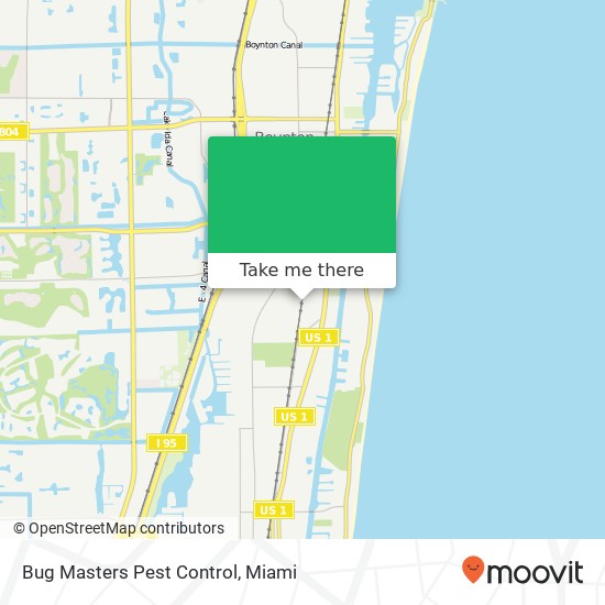Bug Masters Pest Control map