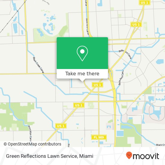 Mapa de Green Reflections Lawn Service