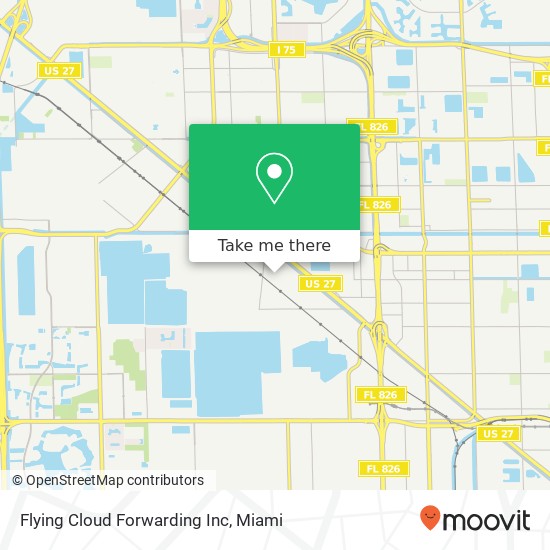 Mapa de Flying Cloud Forwarding Inc