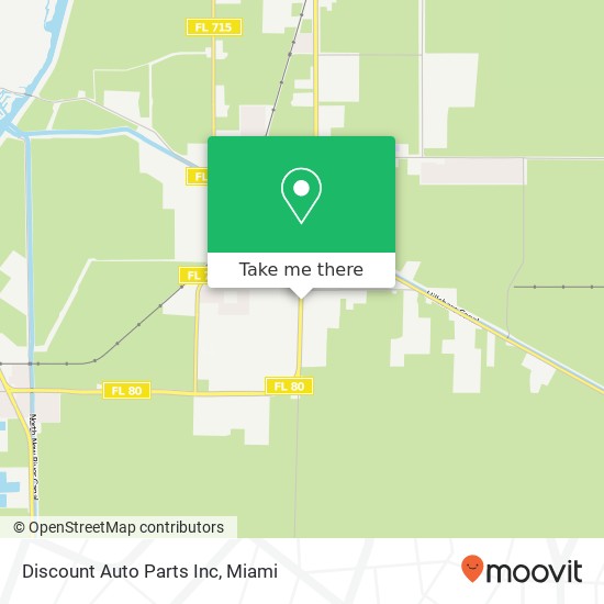 Mapa de Discount Auto Parts Inc