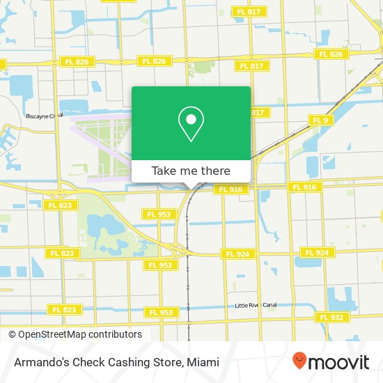 Mapa de Armando's Check Cashing Store