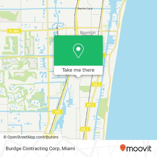 Burdge Contracting Corp map