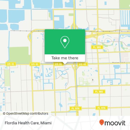 Flordia Health Care map