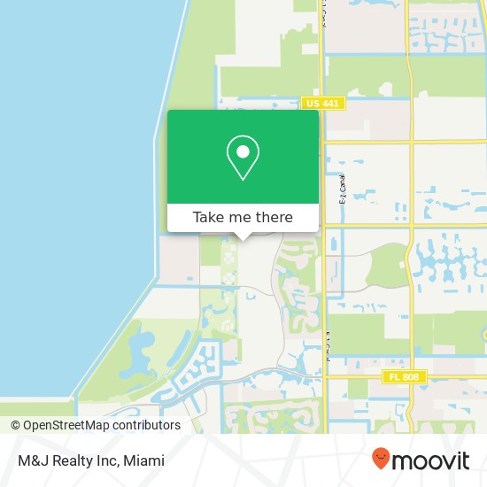 M&J Realty Inc map
