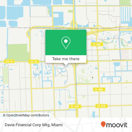 Mapa de Davie Financial Corp Mtg