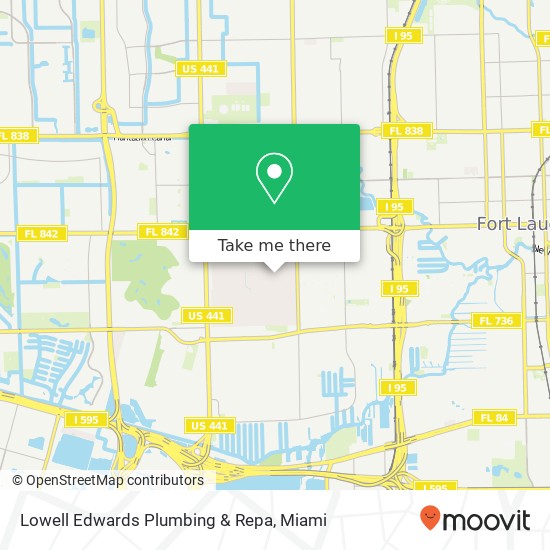 Lowell Edwards Plumbing & Repa map