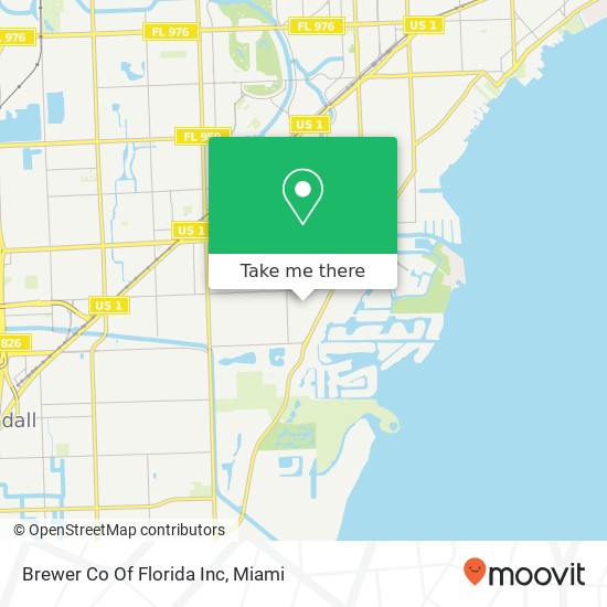 Mapa de Brewer Co Of Florida Inc