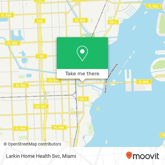 Larkin Home Health Svc map
