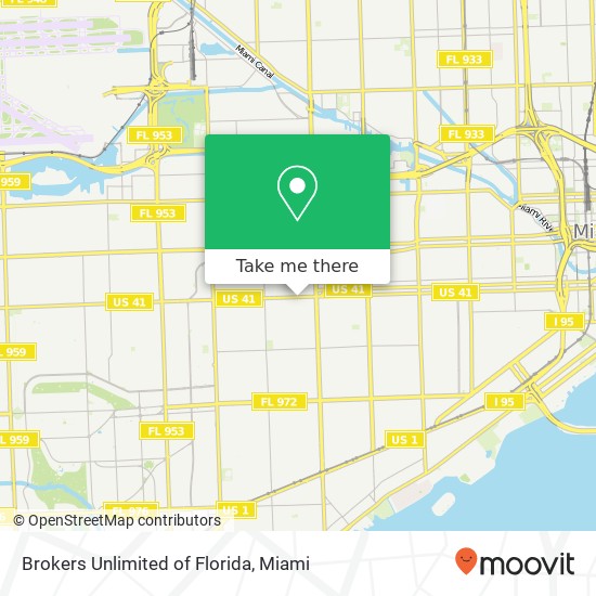 Mapa de Brokers Unlimited of Florida