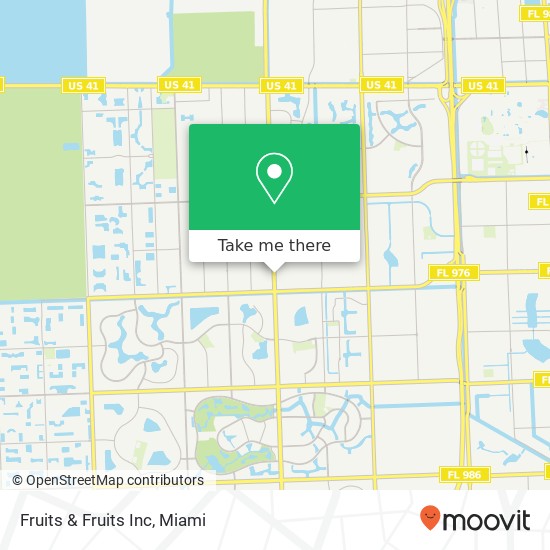 Mapa de Fruits & Fruits Inc