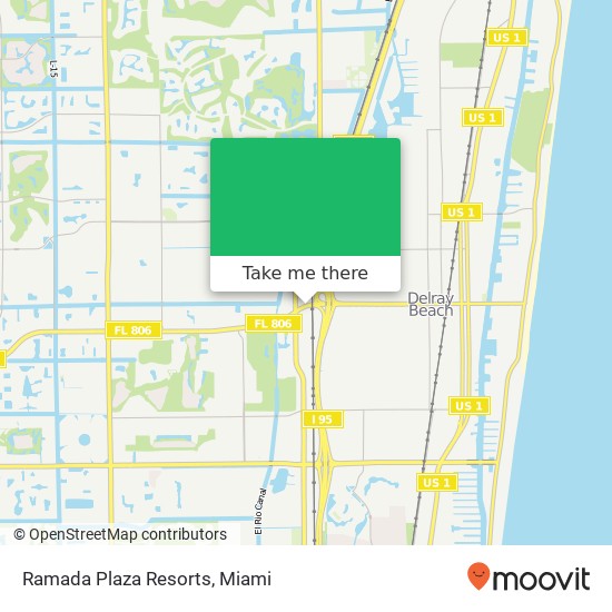 Mapa de Ramada Plaza Resorts