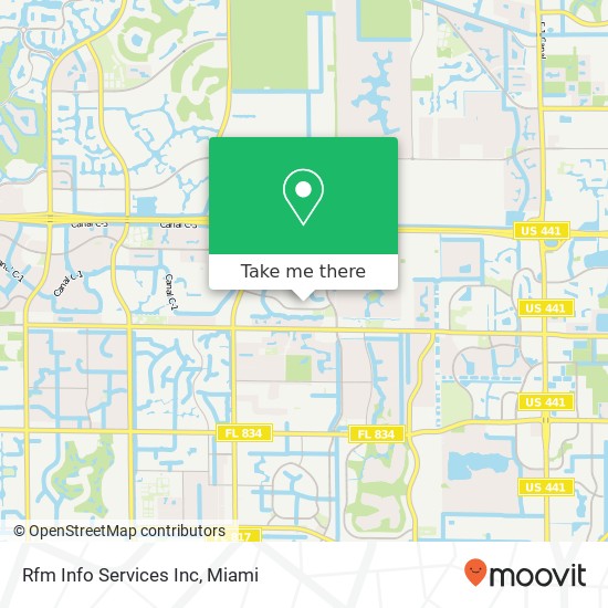 Rfm Info Services Inc map