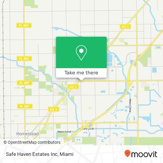 Safe Haven Estates Inc map