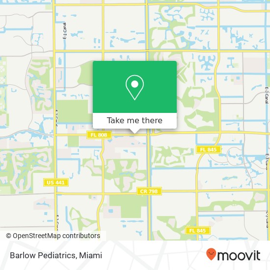 Barlow Pediatrics map