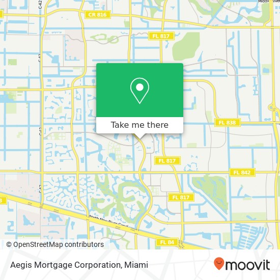 Aegis Mortgage Corporation map