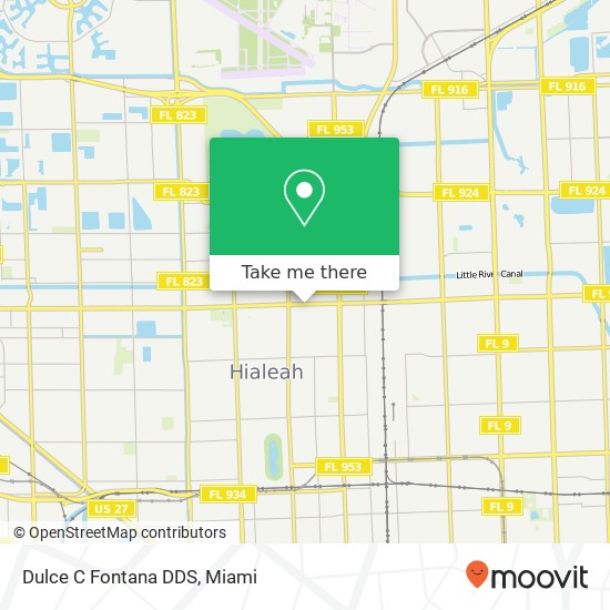 Dulce C Fontana DDS map