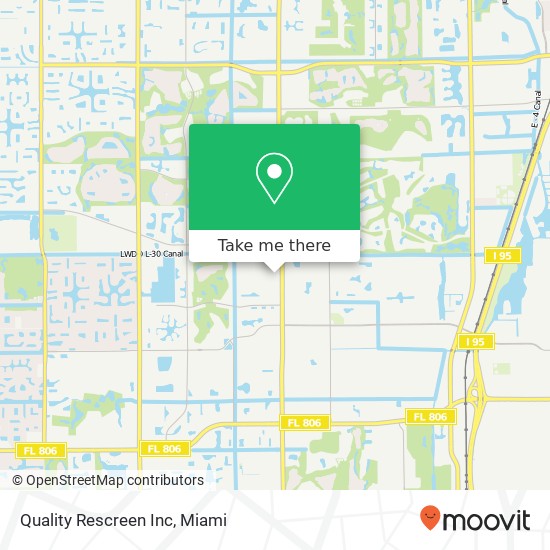 Mapa de Quality Rescreen Inc