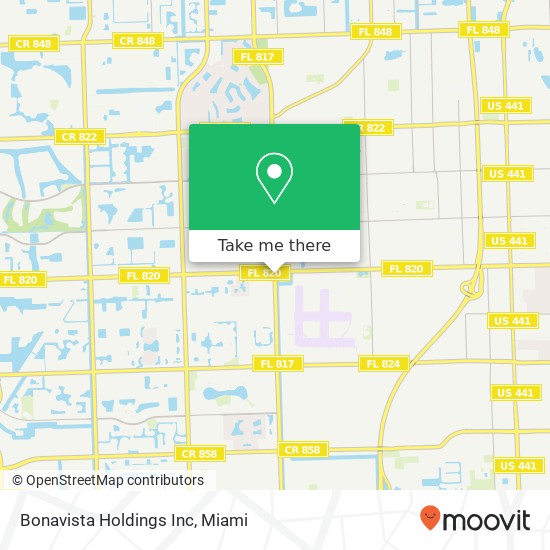 Mapa de Bonavista Holdings Inc