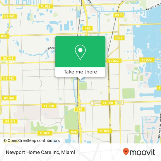 Mapa de Newport Home Care Inc